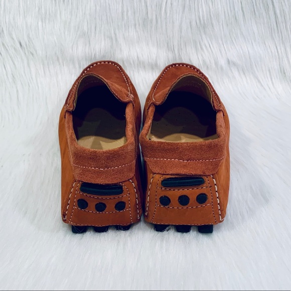 Men’s Suede Nubuck Penny Cognac Brown Shoes 10.5 - Picture 4 of 6